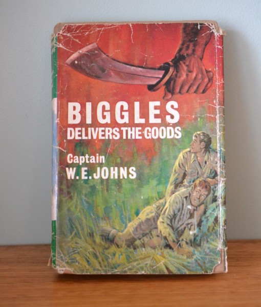 Vintage Childrens book Biggles Delivers the Goods London Hodder & Stroughton Limited 1952