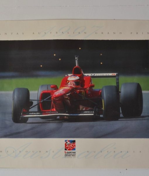 Vintage poster Qantas Australian Grand Prix 1997
