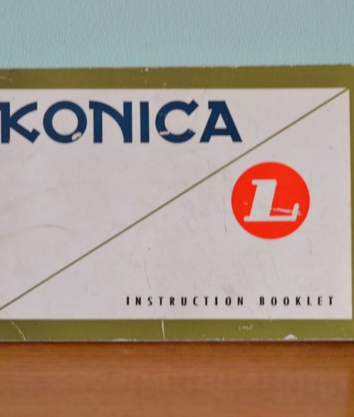 Vintage Konica L camera manual  instructions