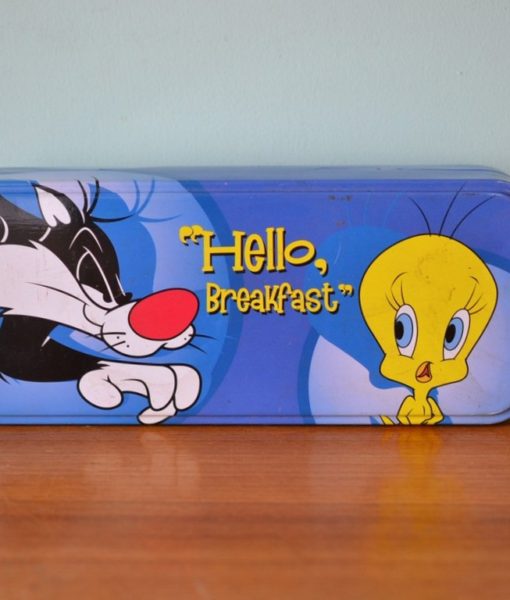 Vintage Sylvester and Tweety pencil case 1990s