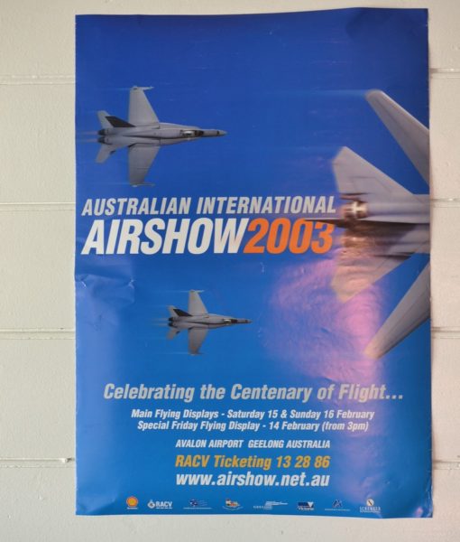 Vintage poster Australian International Air show 2003