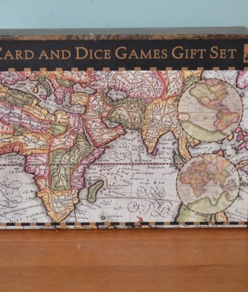 Card and Dice Games Gift set Map of the World