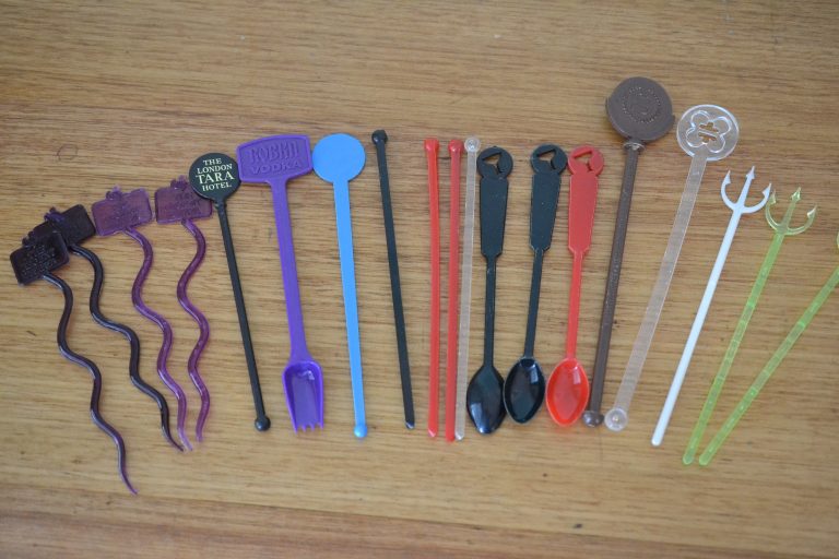 Vintage group lot of mixed swizzle sticks cocktail stirrers