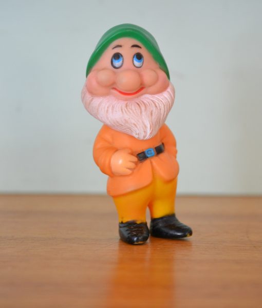 Vintage plastic toy Snow white & the 7 dwarfs  squeek doll