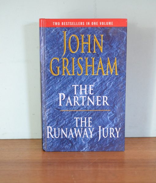 Vintage book John Grisham The Partner & The Runaway Jury Hard cover 1988