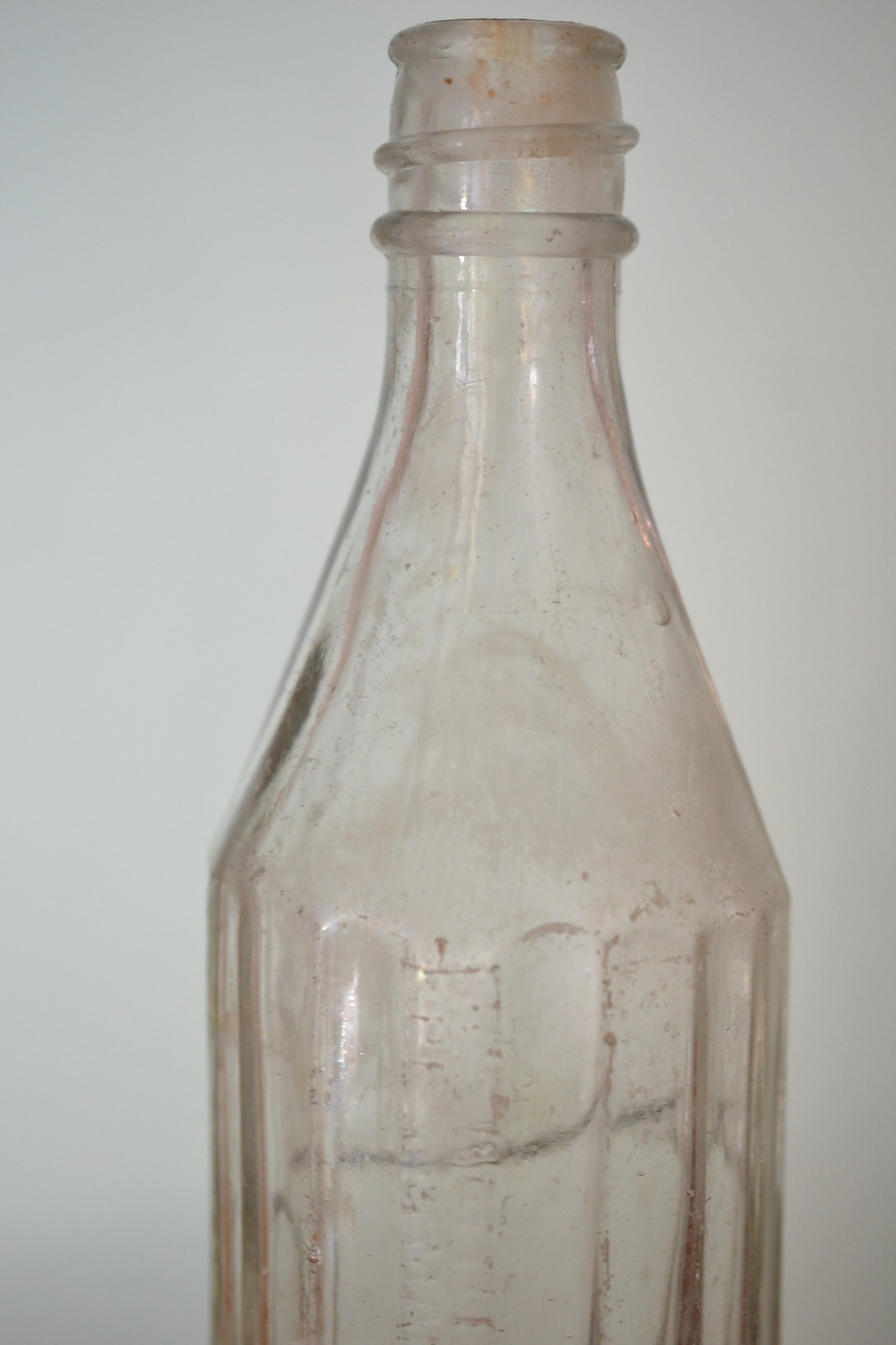 Antique Rosella bottle glass bottle Reg No 2970 OT