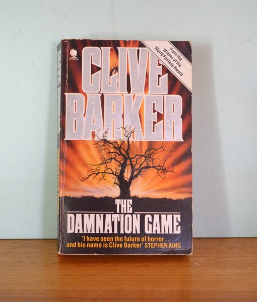 Vintage book Clive Barjer The Damnation Game paper back 1990