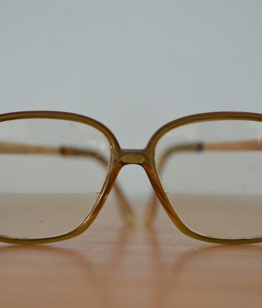 Vintage Reading glasses Austria amber colour