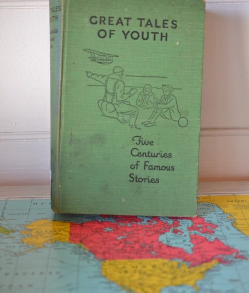 Vintage book Great tales of Youth Five centuries of Famous Stories 1935?