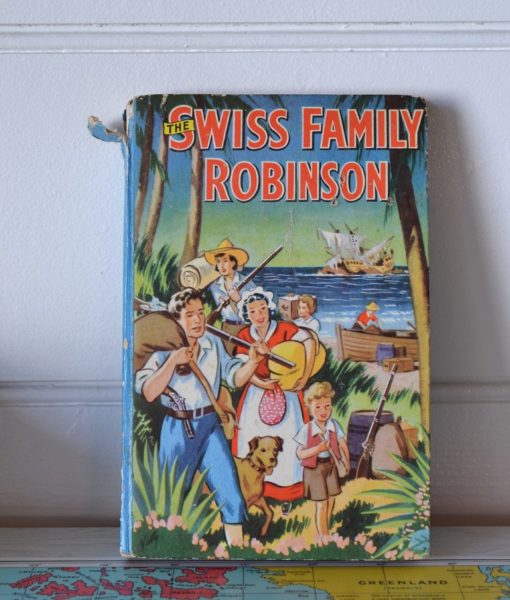 Vintage book The Swiss family Robinson 1959
