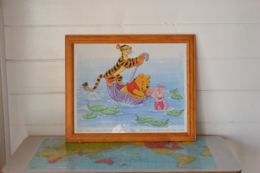 Vintage Winnie the Pooh poster framed The Walt Dinsney by Inpact posters No 9020