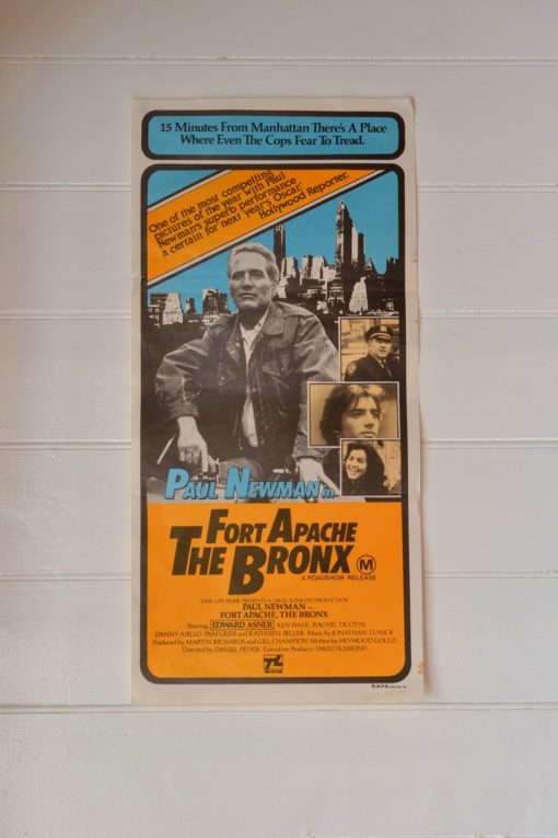 Vintage daybill poster Fort Apache The Bronx 1981 Litho print 1981