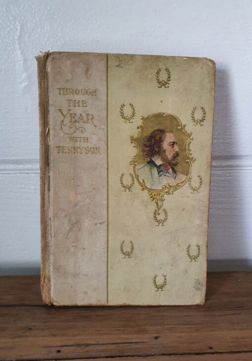 Vintage hardcover Through the Year with Tennyson 1906 Colour plates OT1A