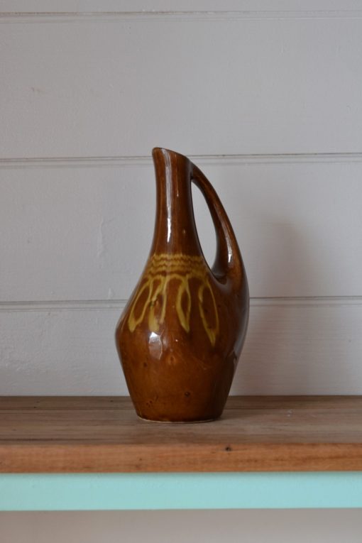 Mid century mod ceramic vase jug vintage display