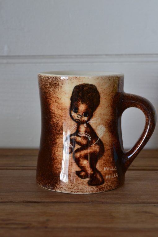 Vintage Studio Anna mug hand painted Milla Milla Aboriginal Australiana