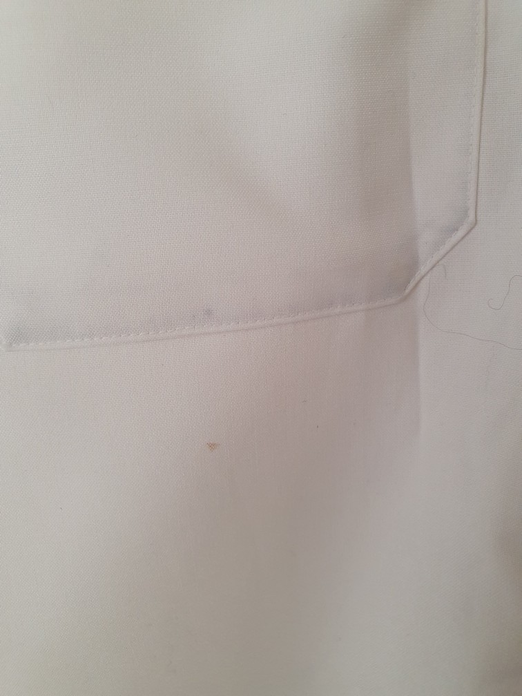 Vintage Mens Navy / Military shirt Australia size S white DBT4 - Funky ...