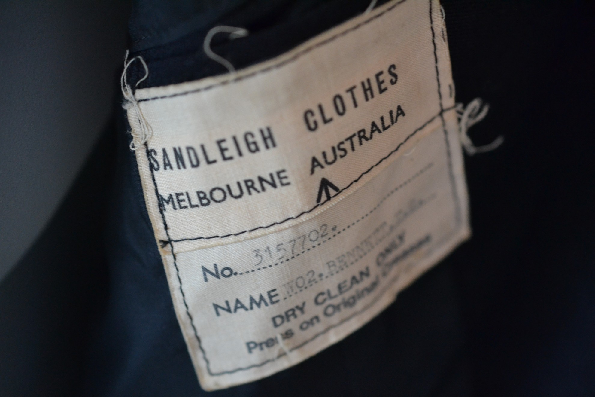 Vintage Mens Navy / army Military Blazer jacket Australia size S with ...