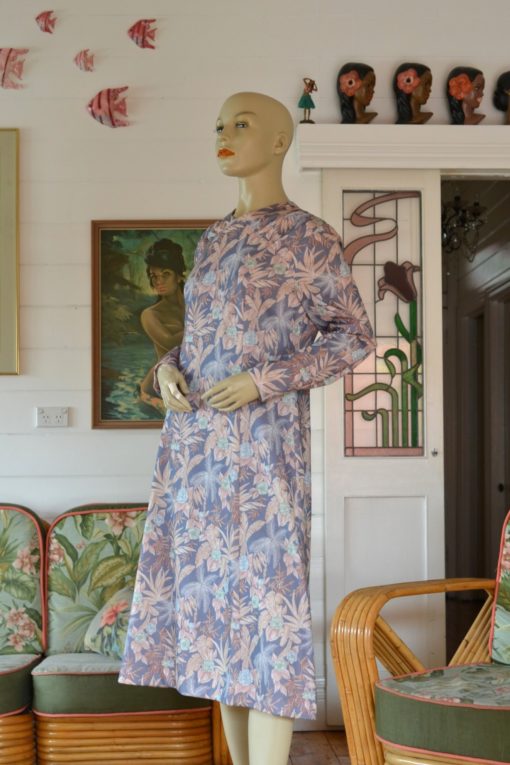 Women's Vintage  long sleeve dress size 12 Sylvia's Sydney Australia