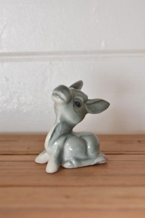 Vintage  kitsch ceramic Donkey  figurine salt shaker
