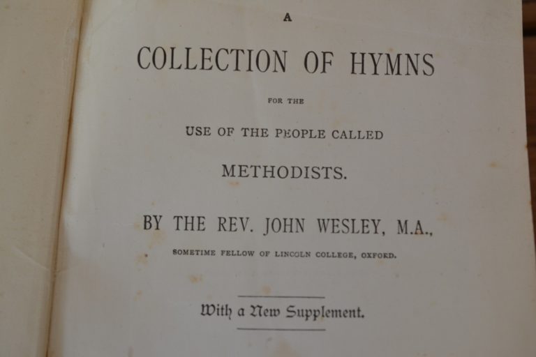 Vintage book Wesley's Hymns Methodists a collection of Hymns 1877 YLBT4 ...