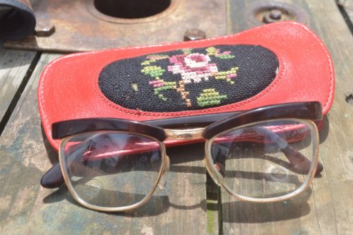 Vintage Reading glasses Spectacles 1960's Dark brown rim