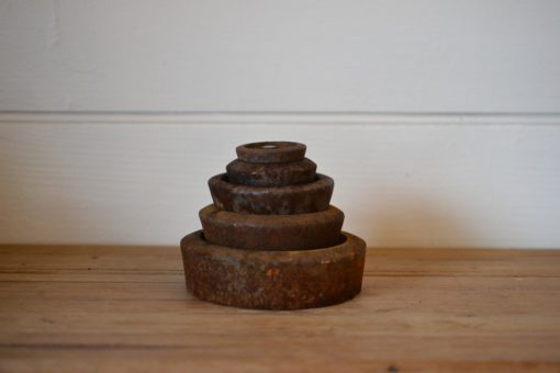 Vintage Cast Iron kitchen scales weights