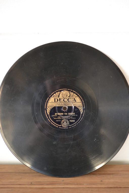 Vintage gramaphone record The gandy dancers ball / Ay-round the corner