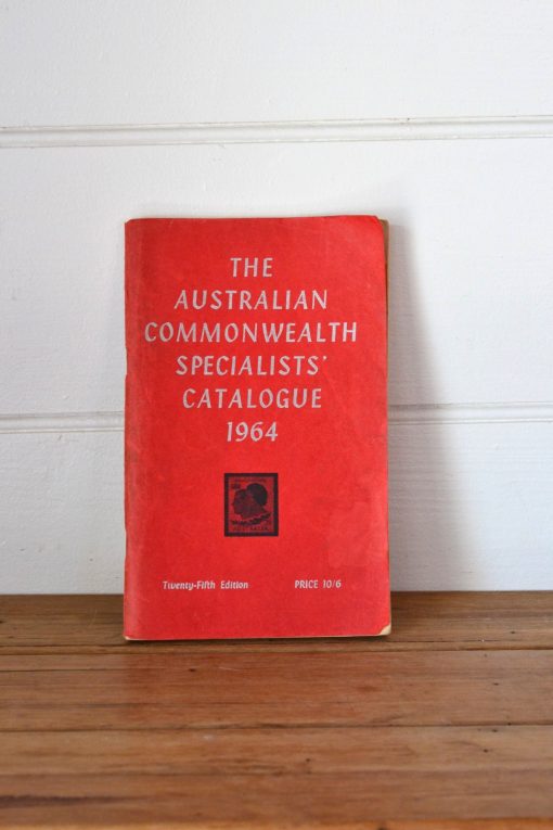 Vintage The australian commonwealth specialists catalogue 1964 stamp book