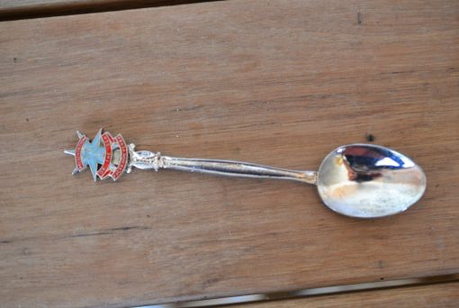 Vintage silver plated Star of the Sea College tea spoon