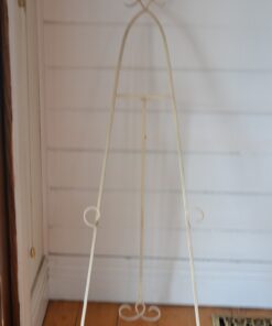 Alternative view of French provincial cream metal picture stand easel shabby chic