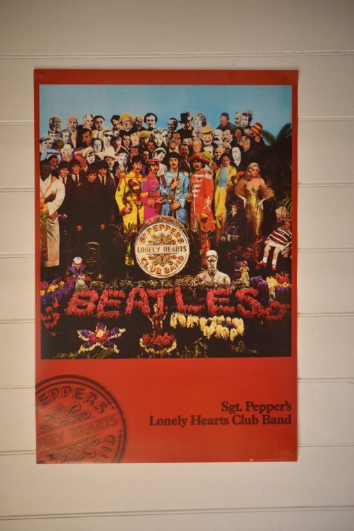 Music Poster The Beatles Sgt Peppers Lonely Hearts Club 2004 GB eye UK