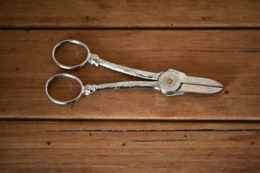 Vintage Sterling flower scissors made in Australia
