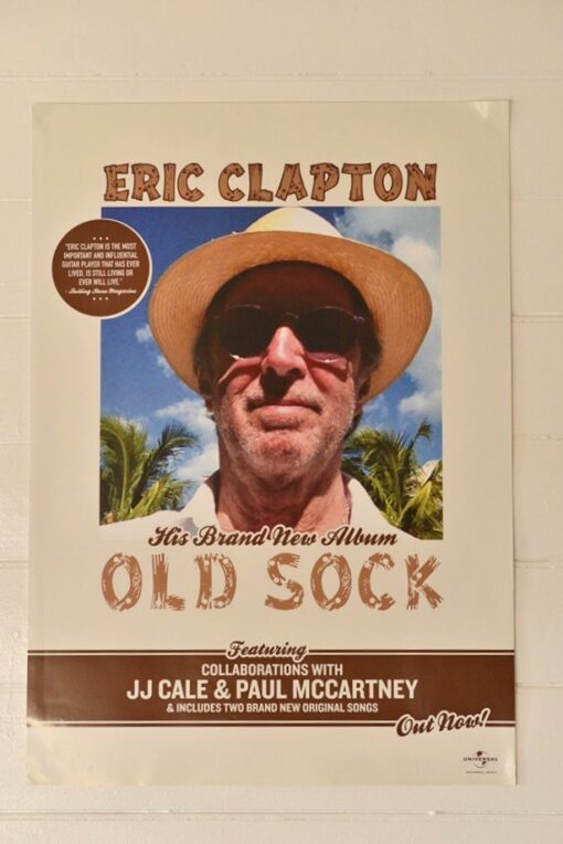 Music poster Eric Clapton Old Stock Album 2013 Universal music