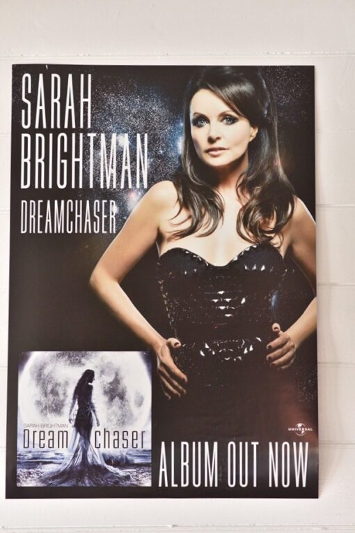 Music poster Sarah Brighton dreamchaser promo 2013 Universal