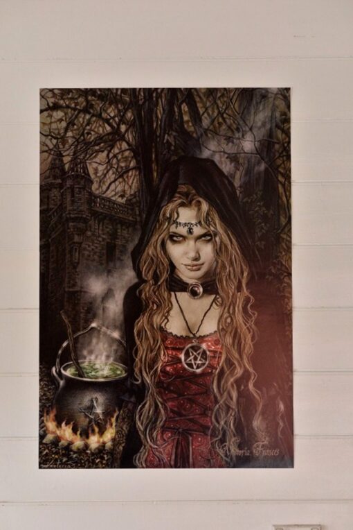 Gothic Poster   Goth girl Victoria Francis Pyrimid posters U.K printing 2007
