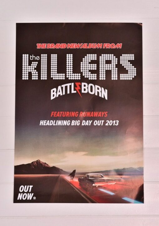 Music poster The killers battle born 2012 head lining Big Day out 2013