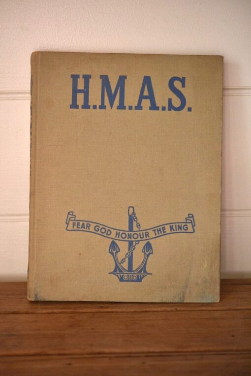 Vintage book  H.M.A.S  1942  WWII