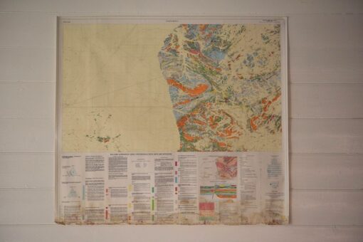 Original Vintage map 1985  Thackaringa NSW 7133-IV-N Geological Survey of NSW