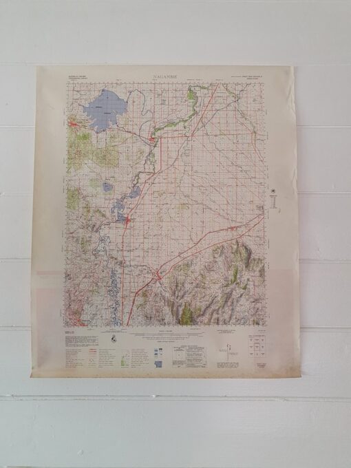 Original Vintage map 1972 Nagambie topographic Royal Aust Survey Corps