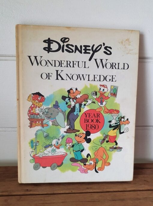 Vintage Children's books Disney's Wonderful World of Knowledge 1980