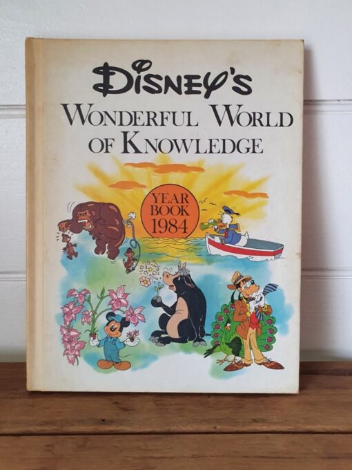 Vintage Children's books Disney's Wonderful World of Knowledge 1984