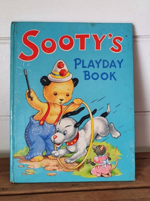 Vintage Children's books  Sooty's playday book 1960
