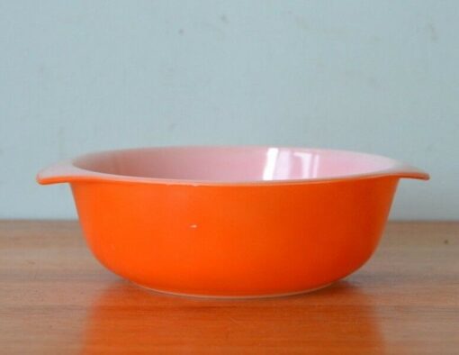 pyrex crown orange mixing bowl number 15 ovenware bowl baking YLBT1