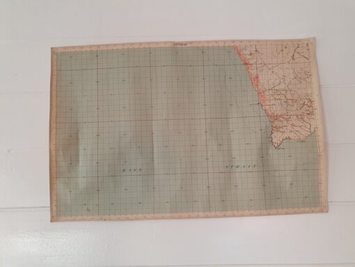 Original Army Vintage map 1920's Liptrap Vic No 880 Zone 7  MBI