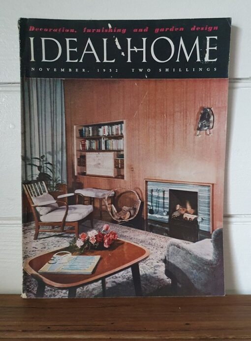 Vintage Magazine Ideal Home November 1952 original