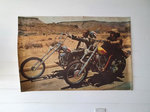Vintage original Easy rider poster 1969 Columbia Pictures Pace Publishers